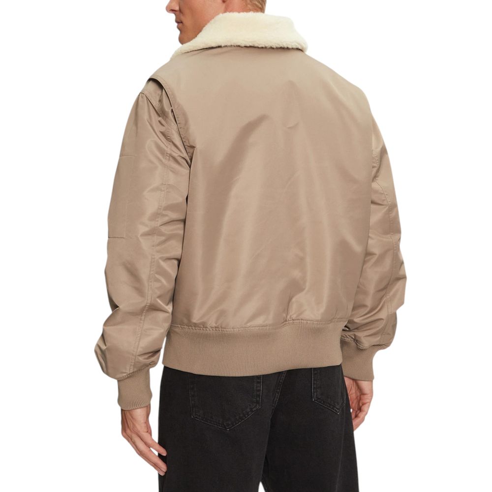 Calvin Klein Jeans Beige Jacken aus recyceltem Polyamid &amp