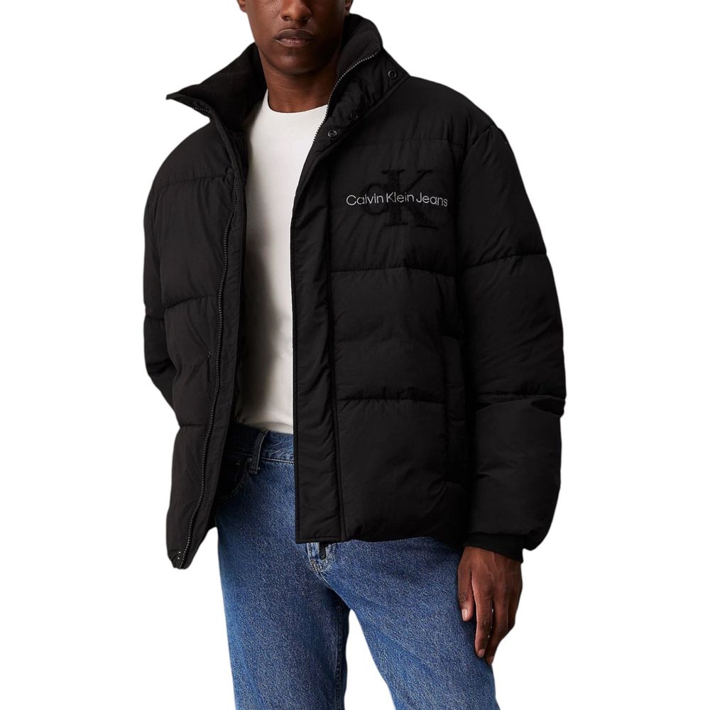 Calvin Klein Jeans Schwarze Jacken aus recyceltem Polyamid &amp