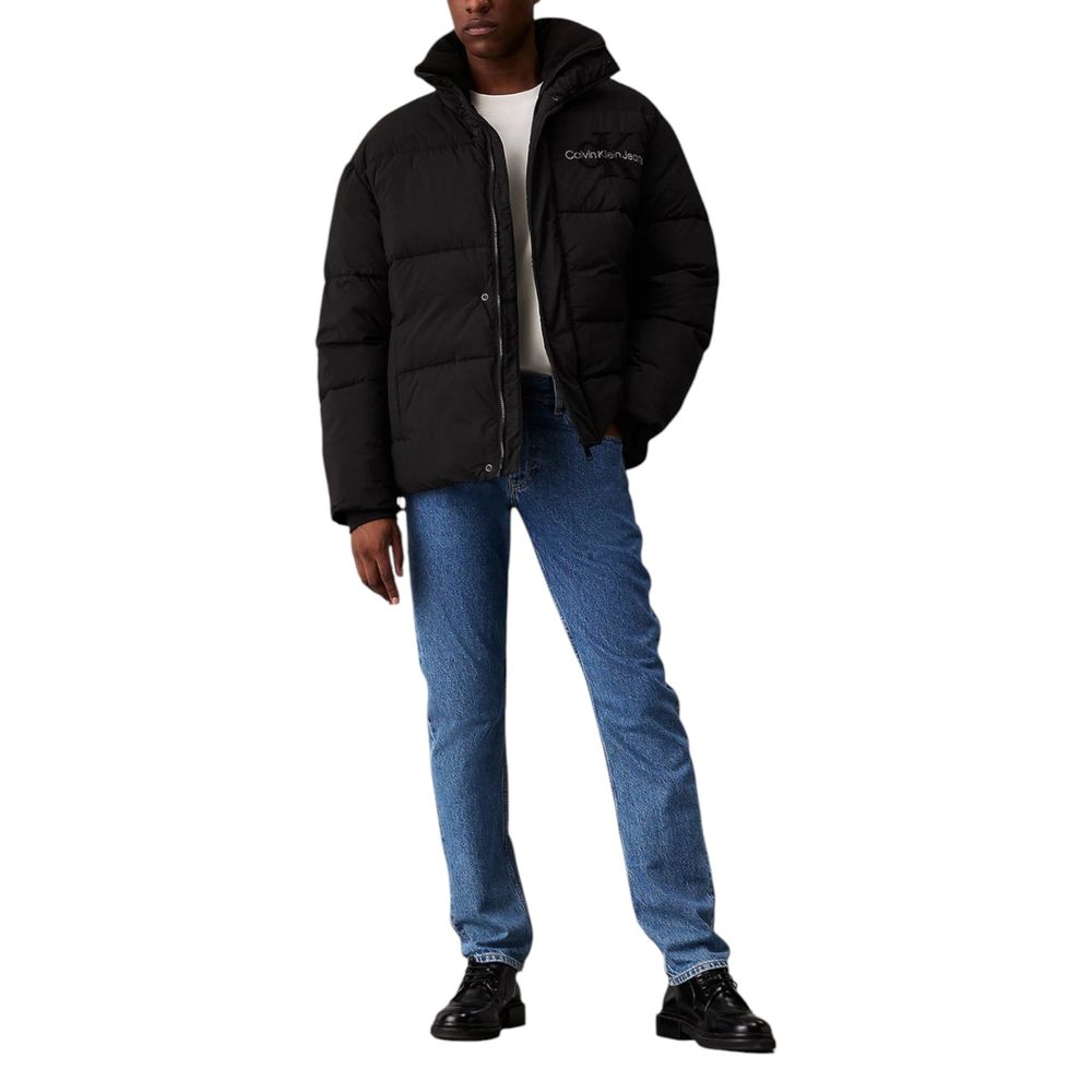 Calvin Klein Jeans Schwarze Jacken aus recyceltem Polyamid &amp