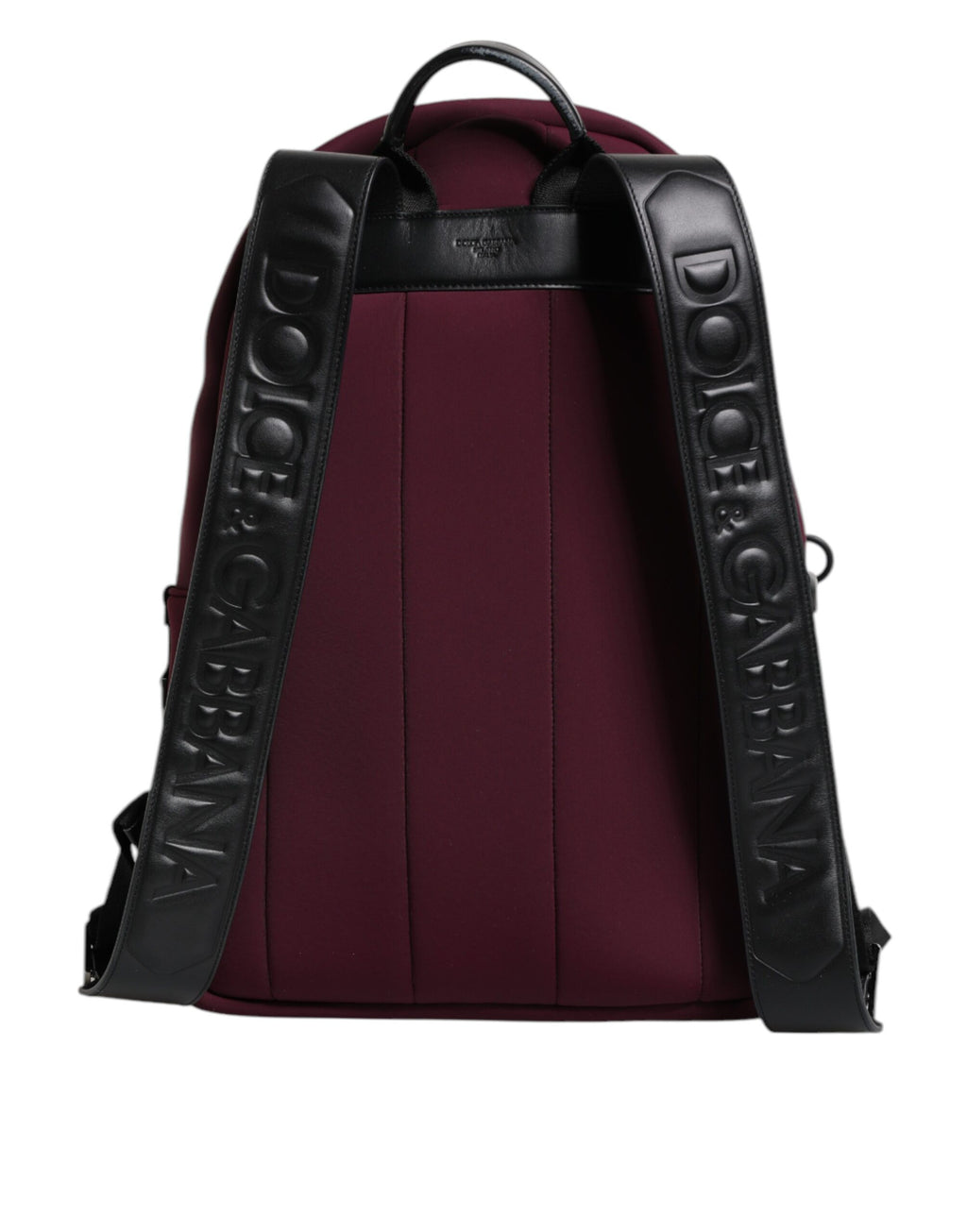 Dolce & Gabbana Burgunderrot Montreale Tecnico Textil Herren Rucksack Tasche