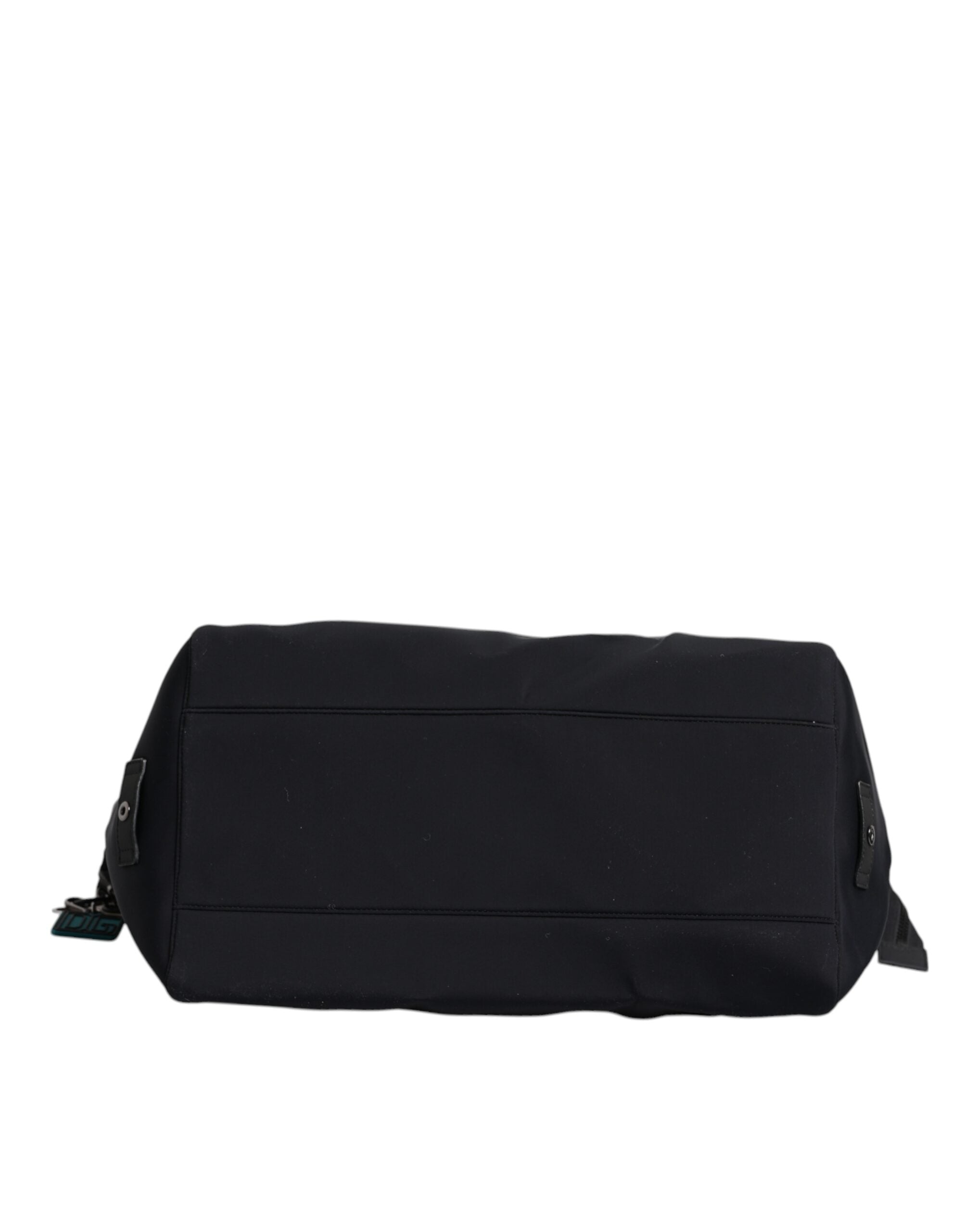 Dolce & Gabbana Schwarze Canvas DG Logo Print Shopping Hand Tote Bag