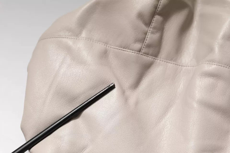 MSGM Beige Voller Reißverschluss mit Kapuze Lange Ärmel Freizeitmantel Jacke