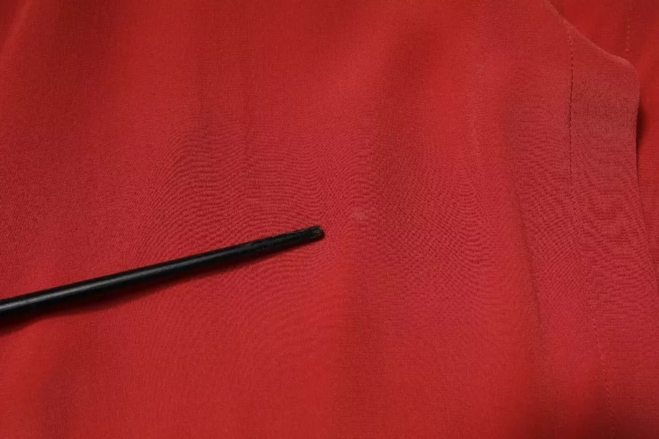 Peserico Rot Langärmeliges Kleid mit Bleistift und Tunnelzug