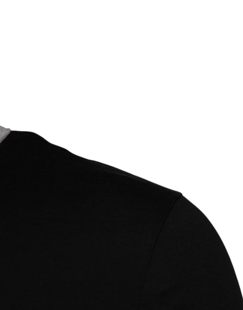 Dolce & Gabbana Schwarzes Logo Baumwolle Rundhalsausschnitt Männer T-shirt