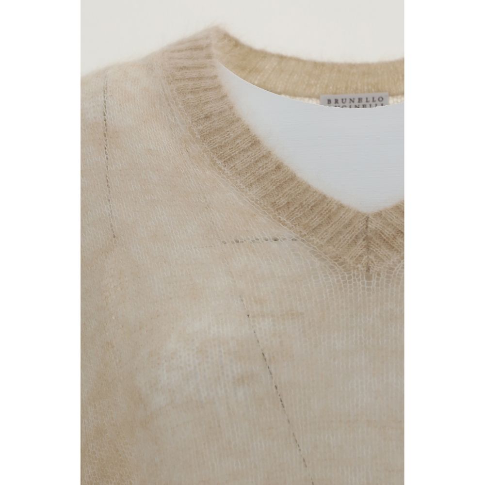 Brunello Cucinelli Pullover aus Wolle und Mohair