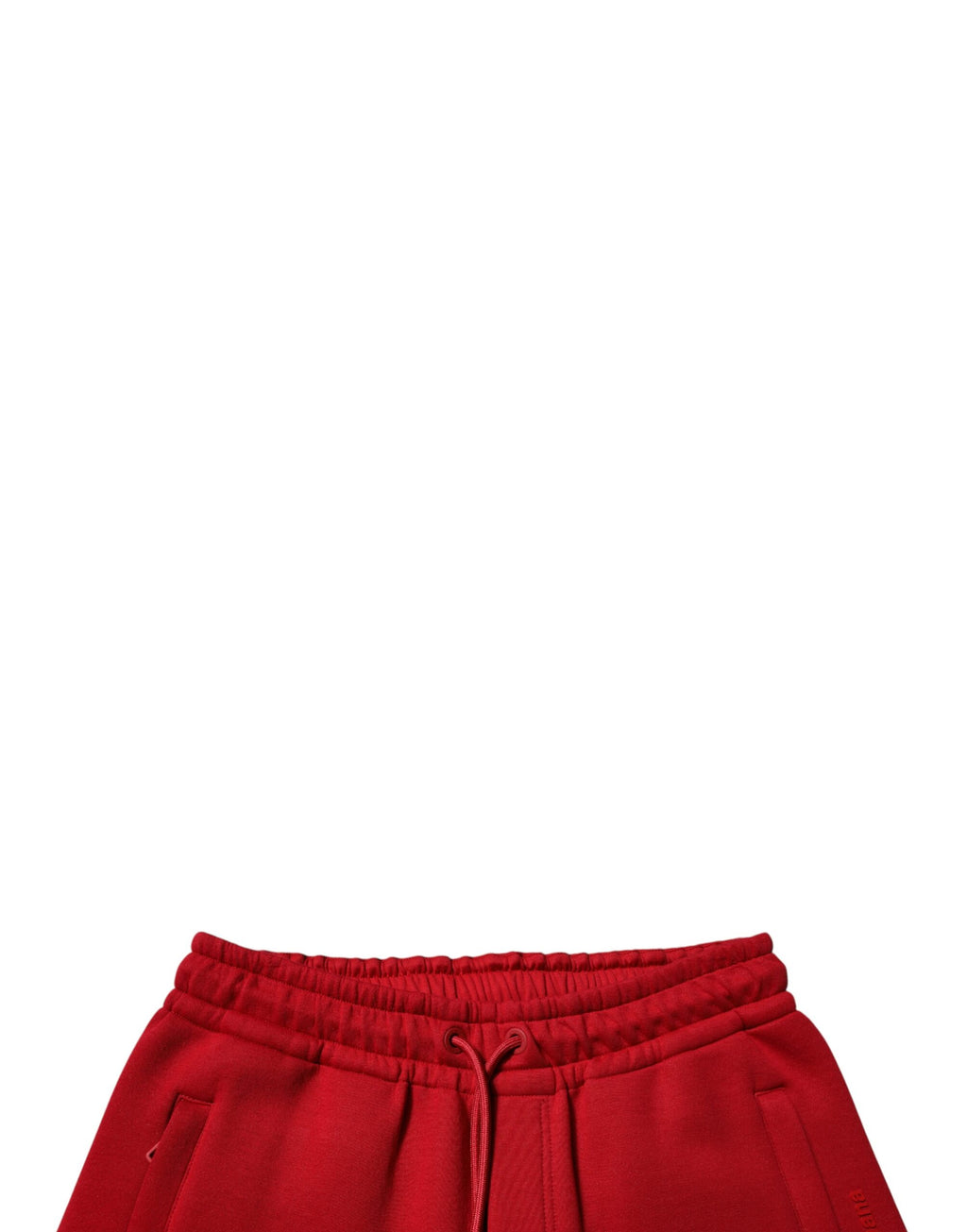 Dolce & Gabbana Rote Baumwoll-Joggingshorts