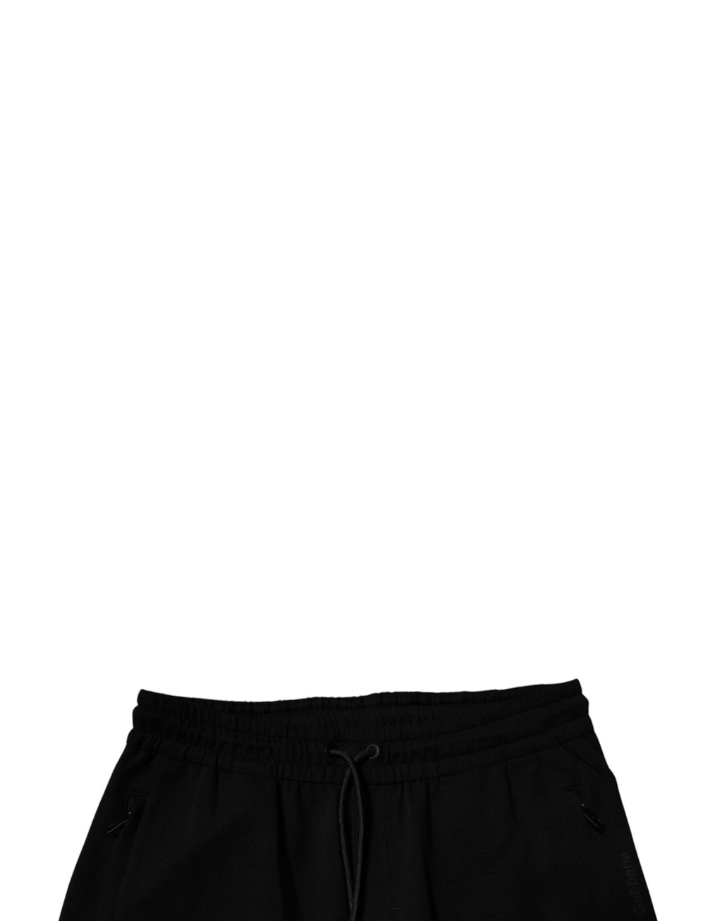 Dolce & Gabbana Schwarze Baumwoll-Jogging-Hose