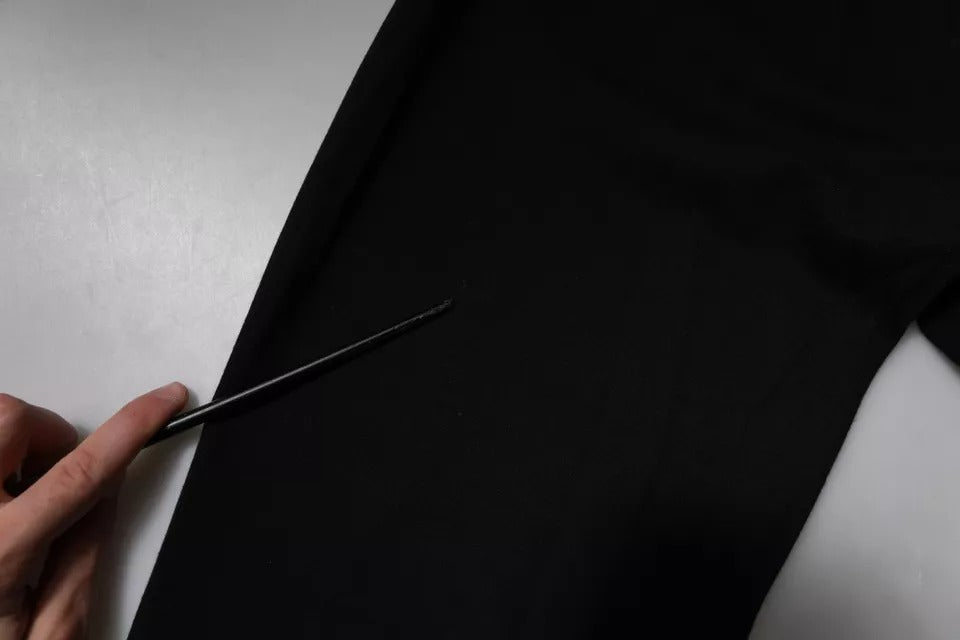 Dolce & Gabbana Schwarze Baumwoll-Jogging-Hose