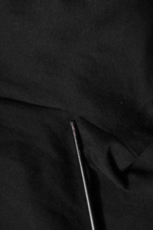 Dolce & Gabbana Schwarze Baumwoll-Jogging-Hose