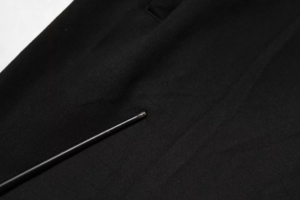 Dolce & Gabbana Schwarze Baumwoll-Jogging-Hose