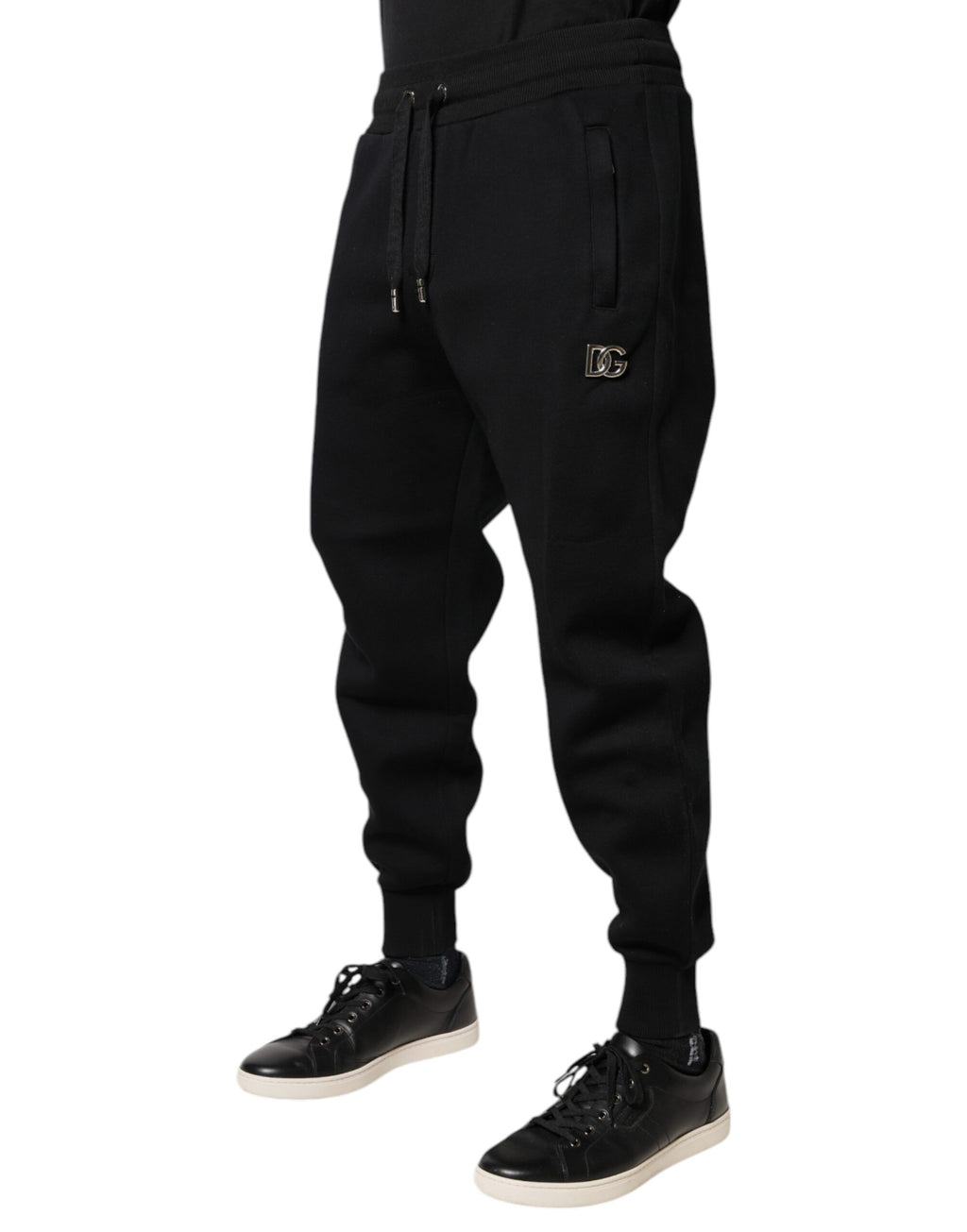Dolce & Gabbana Schwarze Modal-Jogger-Jogging-Hose
