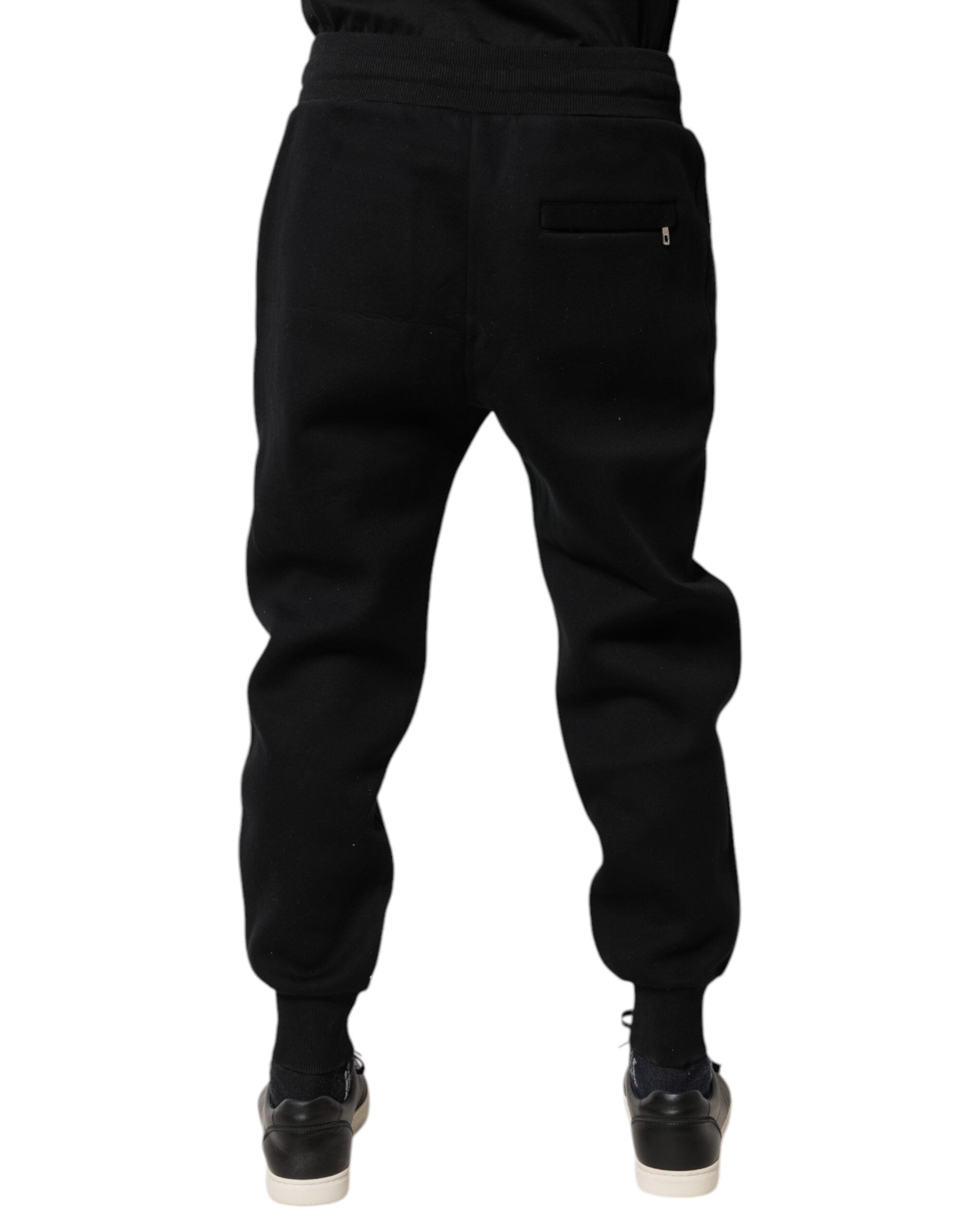 Dolce & Gabbana Schwarze Modal-Jogger-Jogging-Hose