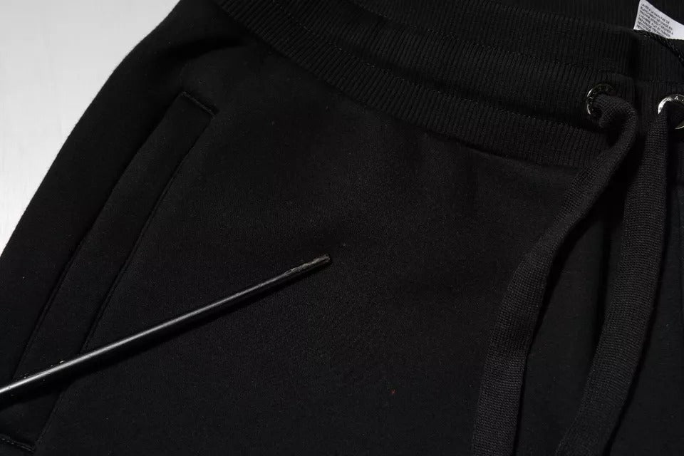 Dolce & Gabbana Schwarze Modal-Jogger-Jogging-Hose