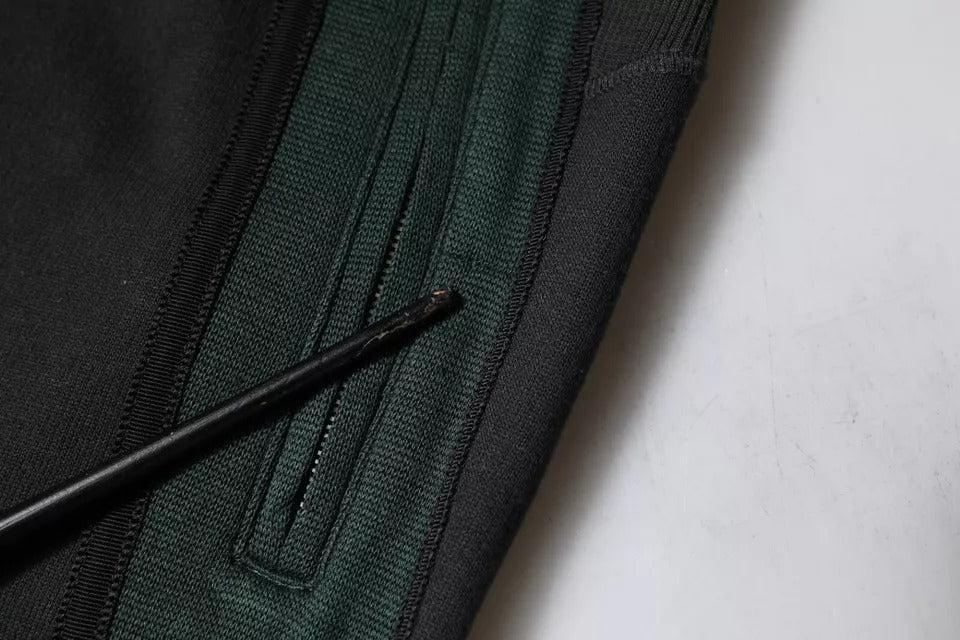 Dolce & Gabbana Schwarze Jogger-Sweatpants aus Baumwollmischung