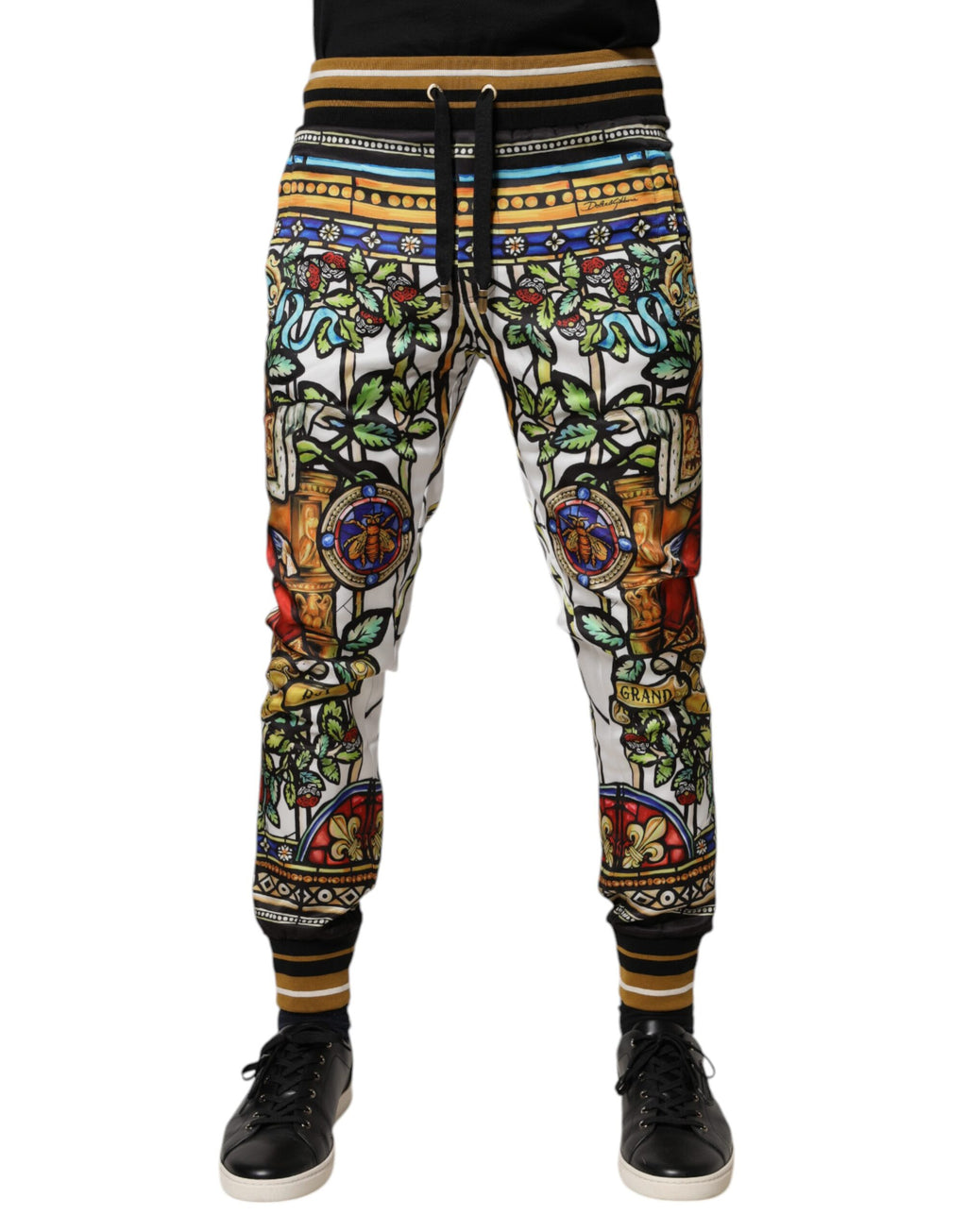 Dolce & Gabbana Mehrfarbige NAPOLEON Jogger-Sweatpants Hosen