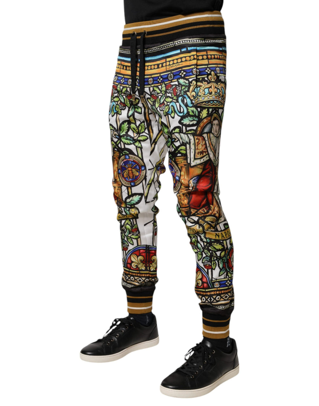 Dolce & Gabbana Mehrfarbige NAPOLEON Jogger-Sweatpants Hosen