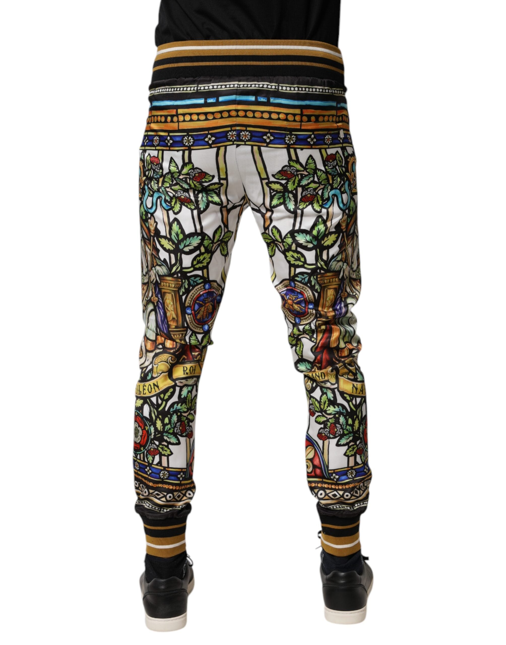 Dolce & Gabbana Mehrfarbige NAPOLEON Jogger-Sweatpants Hosen