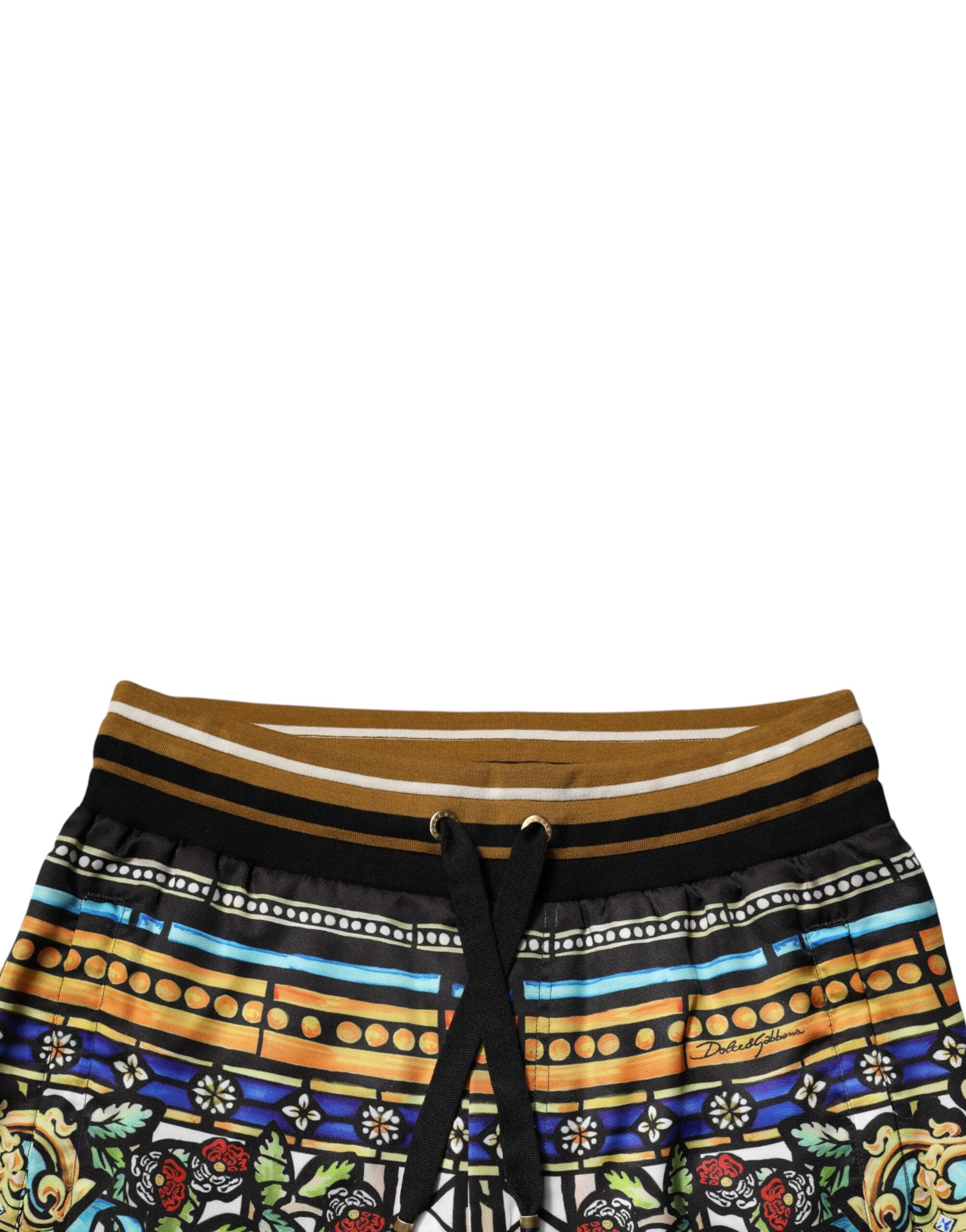 Dolce & Gabbana Mehrfarbige NAPOLEON Jogger-Sweatpants Hosen