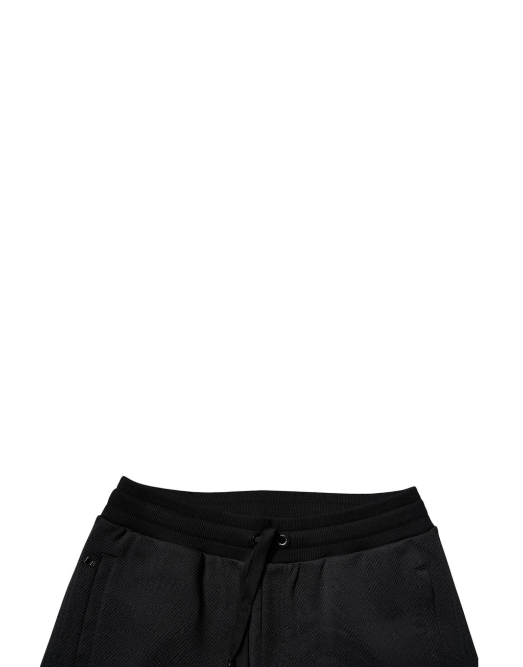 Dolce & Gabbana Schwarze Polyester Herren Jogger Sweatpants Hosen