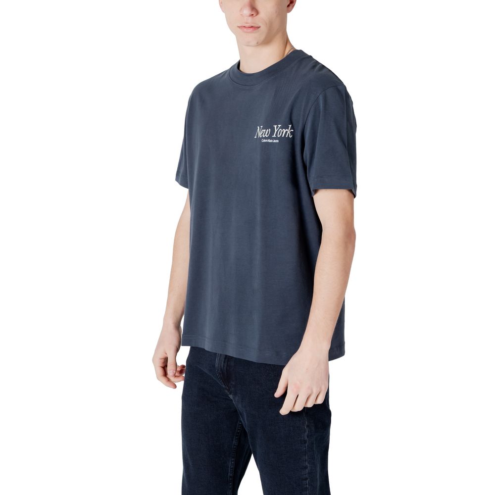Calvin Klein Jeans T-Shirt aus blauer Baumwolle