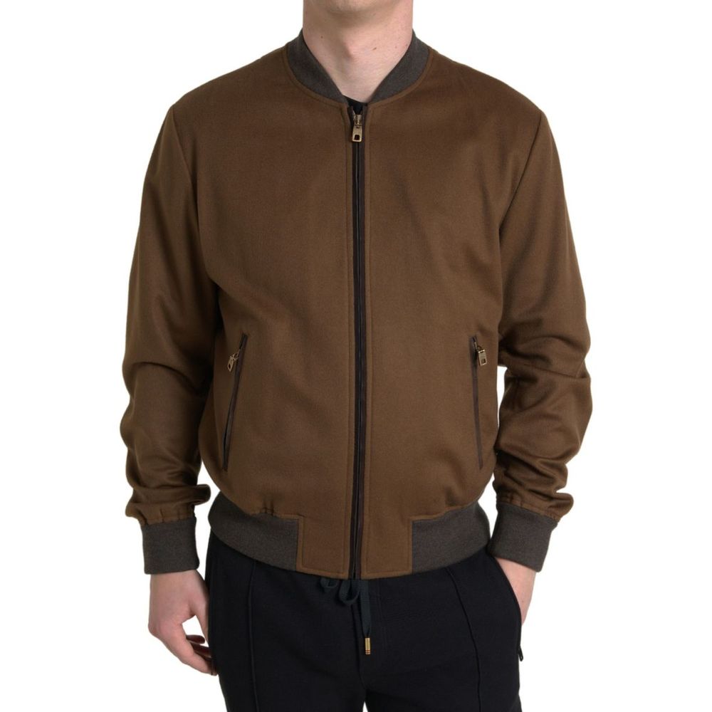 Dolce & Gabbana Braune Kaschmirjacke