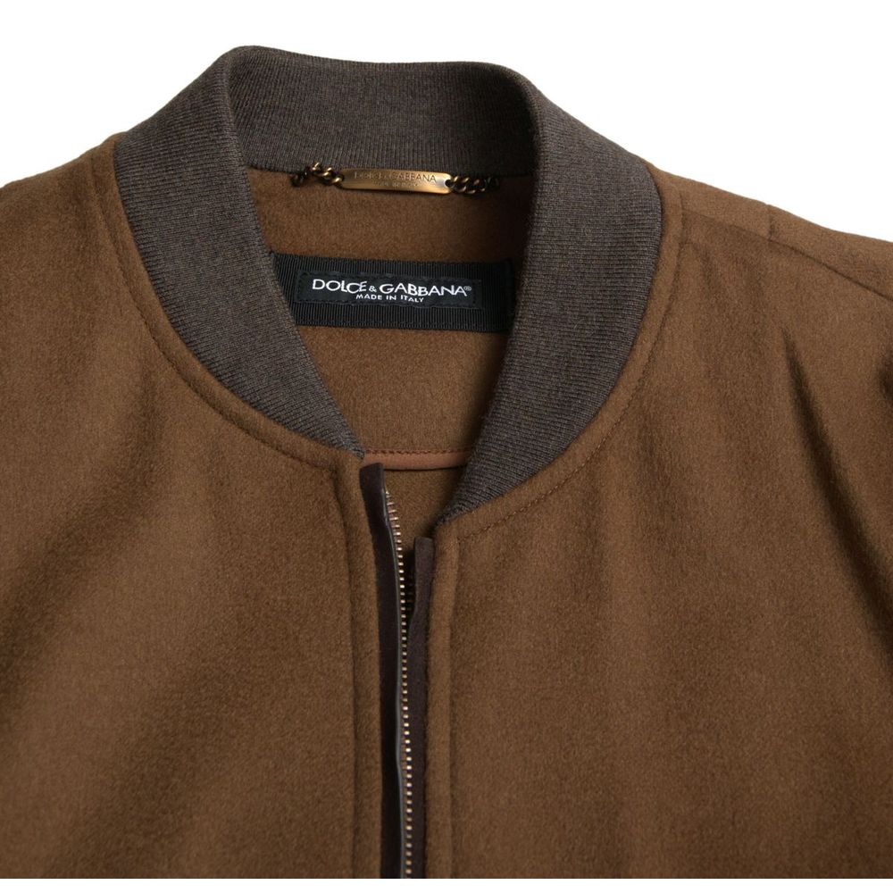 Dolce & Gabbana Braune Kaschmirjacke