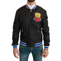 Dolce & Gabbana Black Polyester Bomber