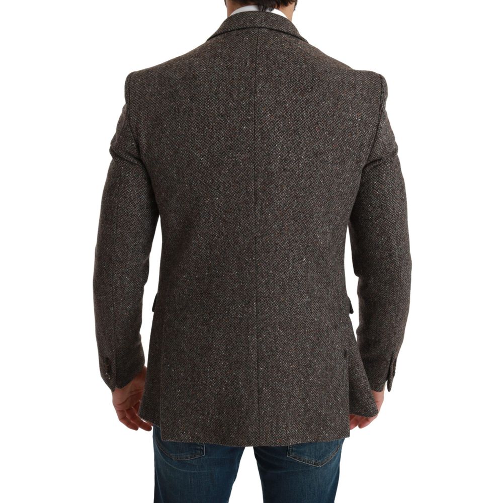 Dolce & Gabbana Brauner Schurwollanzug