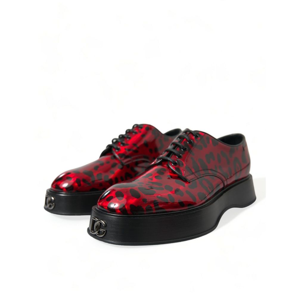 Dolce & Gabbana Rotes Kalbsleder Formal