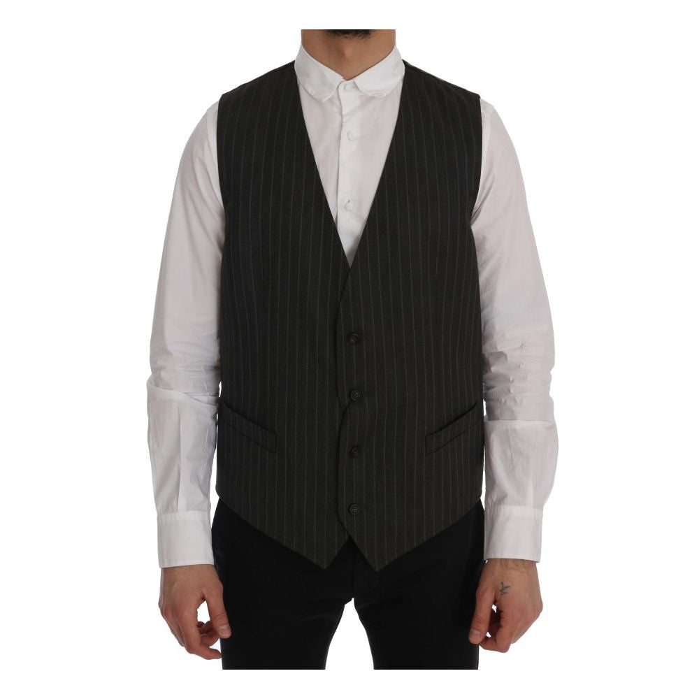 Dolce & Gabbana Graue Wollweste
