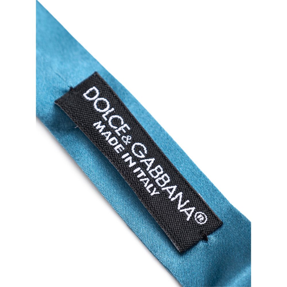 Dolce & Gabbana Blaue Seidenschleife