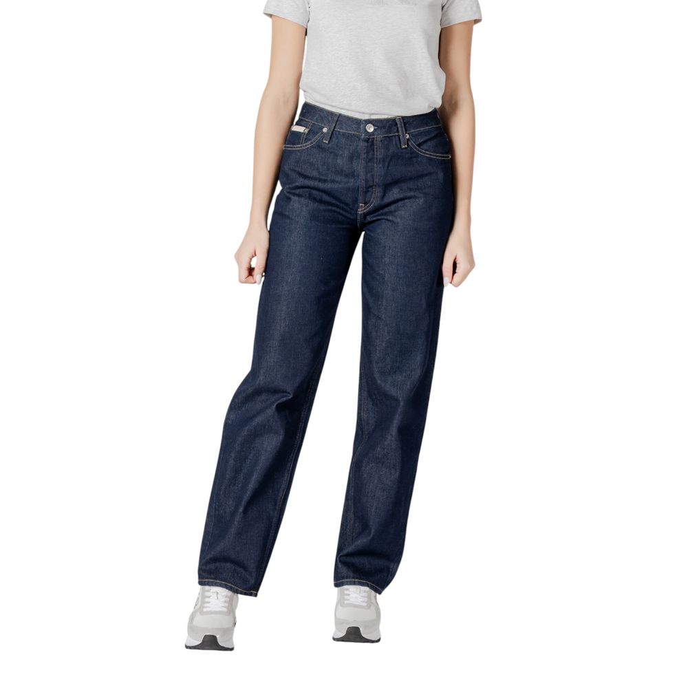 Calvin Klein Jeans Relaxed Fit Jeans aus blauer Baumwolle