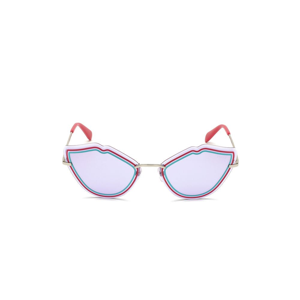 Emilio Pucci Graue Metall-Sonnenbrille