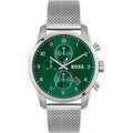 Hugo Boss Silver Stainless Steel Dress Watch