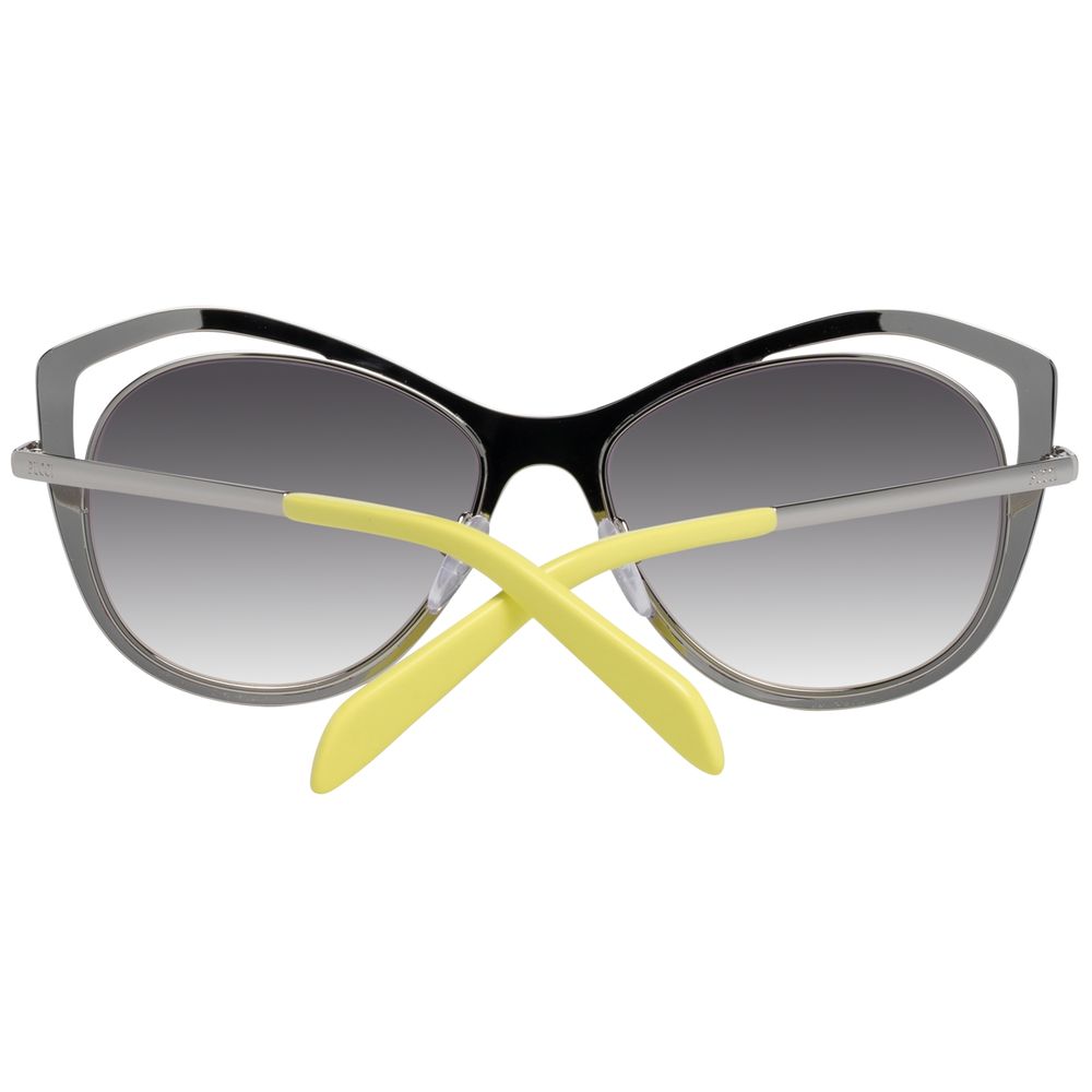 Emilio Pucci Lila Metall-Sonnenbrille