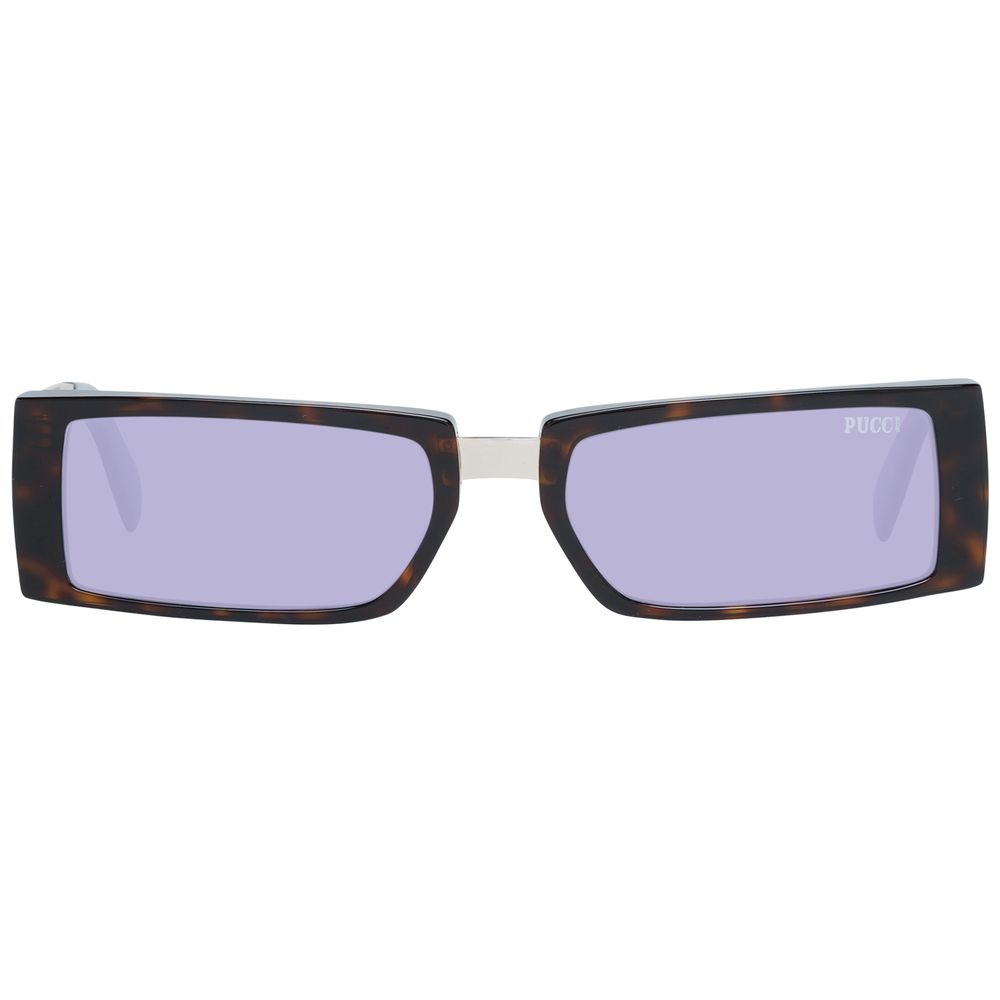 Emilio Pucci Braune Plastiksonnenbrille