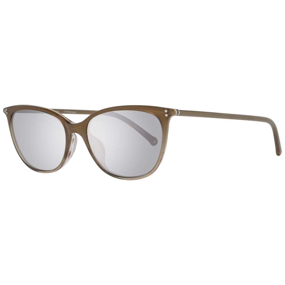Hally&Son Braune Plastiksonnenbrille