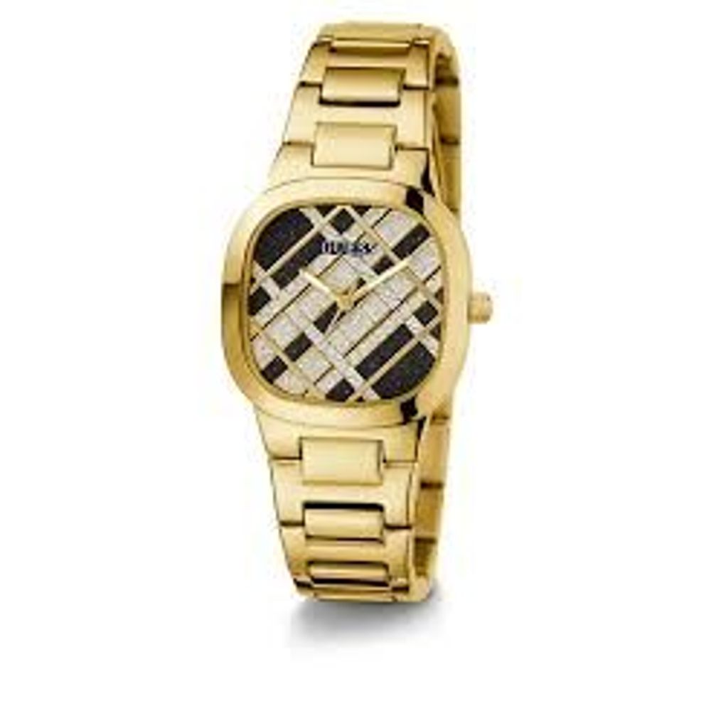 Guess Gold-Edelstahl-Uhr