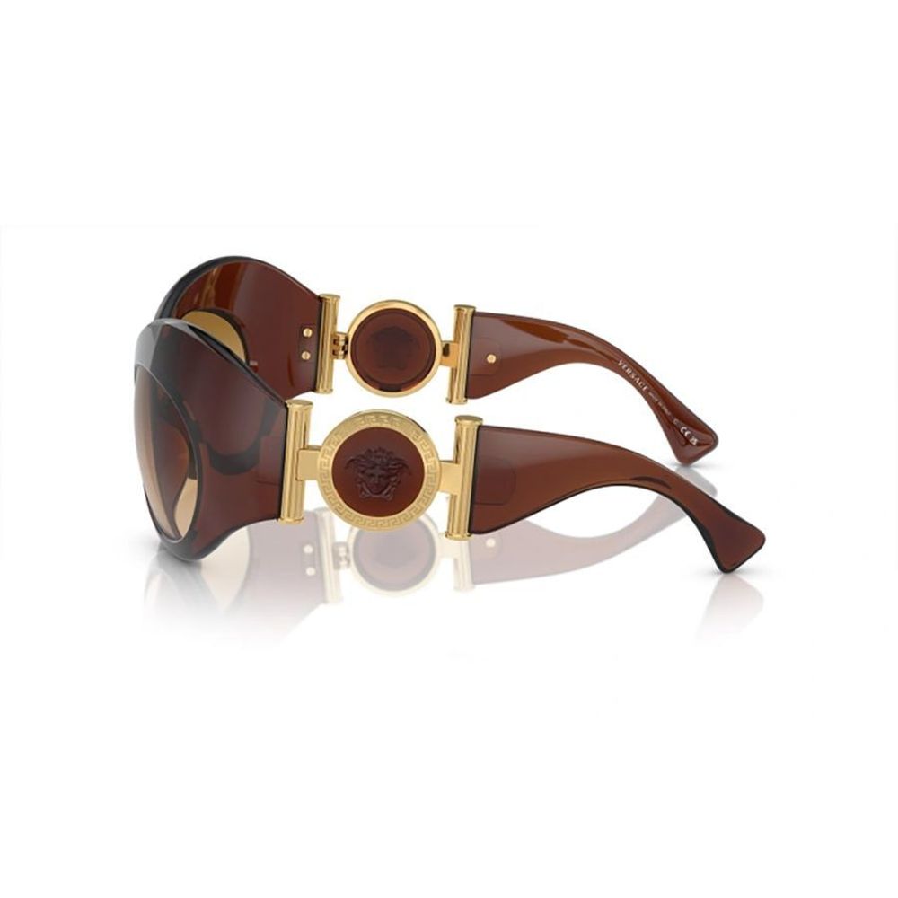 Versace Braune Haircalf-Sonnenbrille
