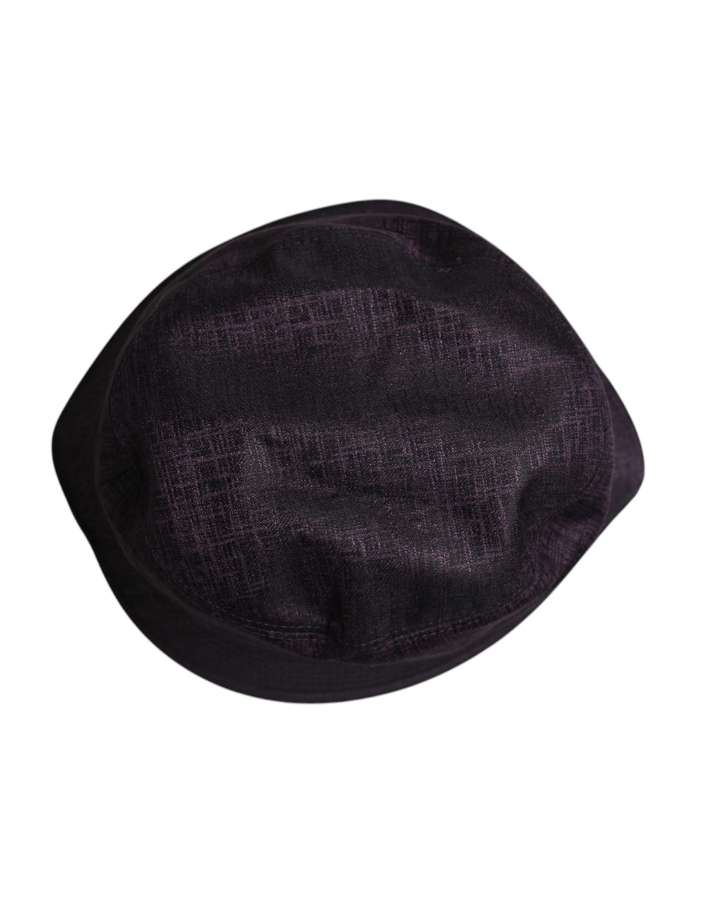 Dolce & Gabbana Schwarzer Nylon-Eimerhut mit breiter Krempe