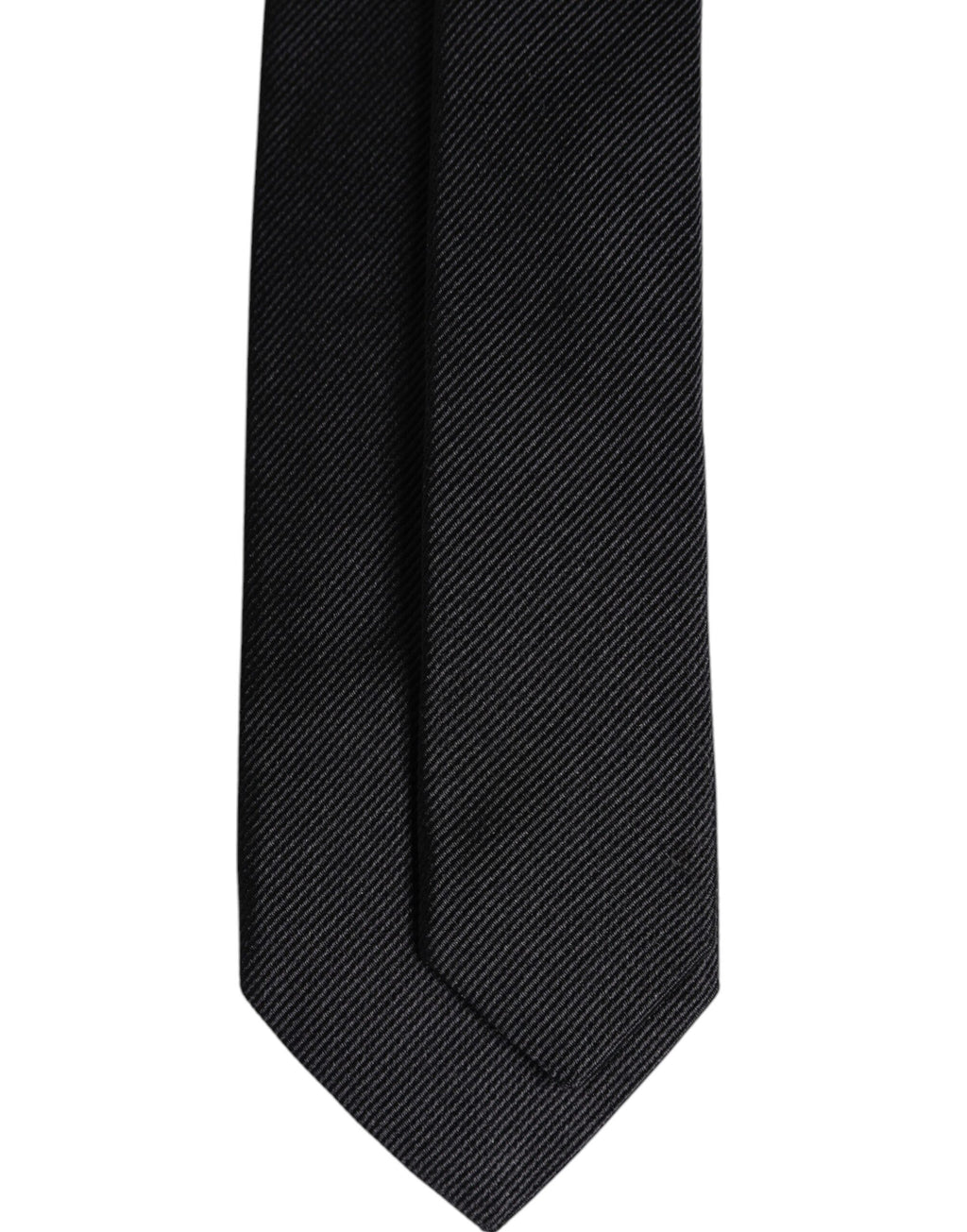 Dolce & Gabbana Schwarze Seidenkrawatte, verstellbar