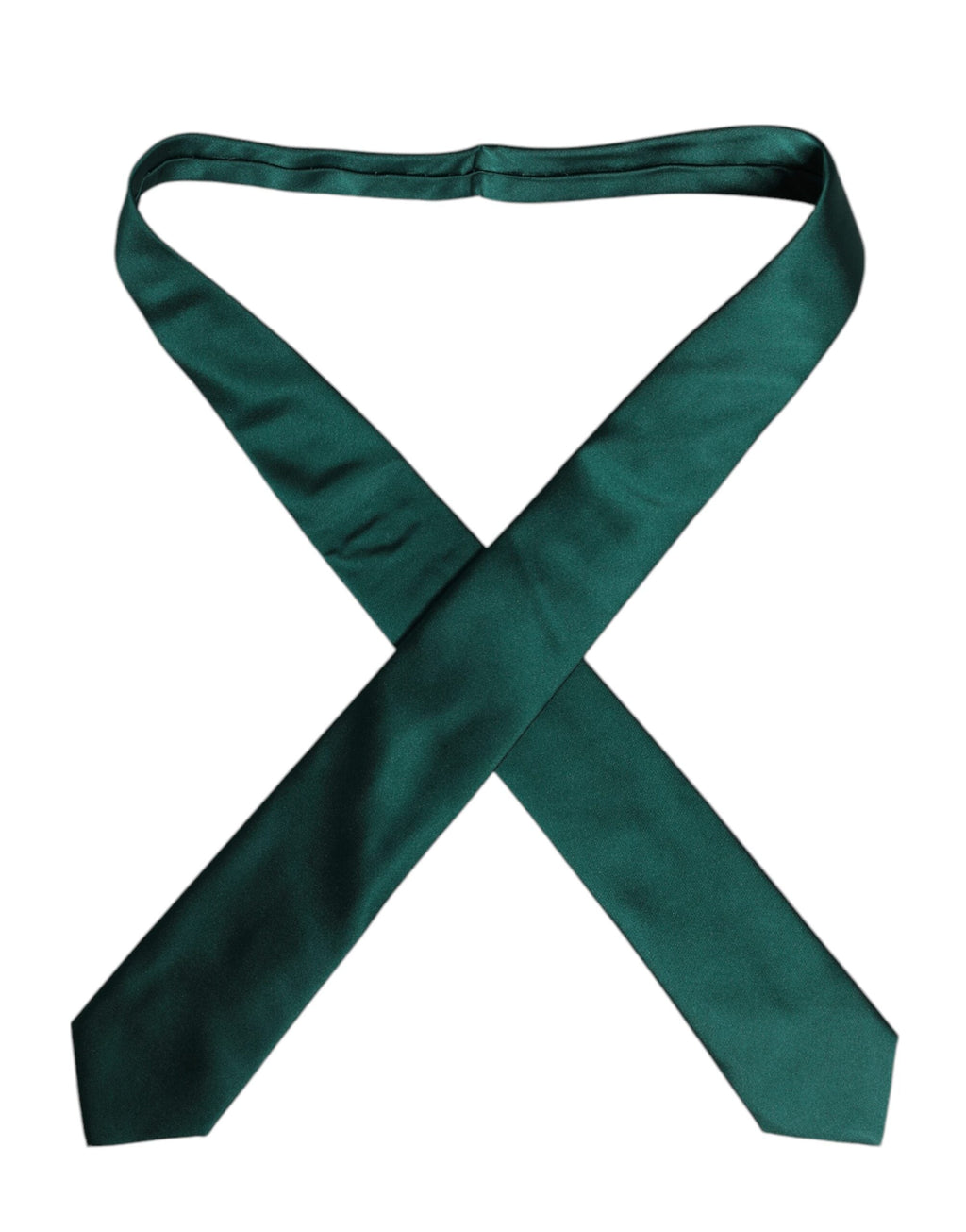 Dolce & Gabbana Grüne Krawatte aus Baumwolle, verstellbar