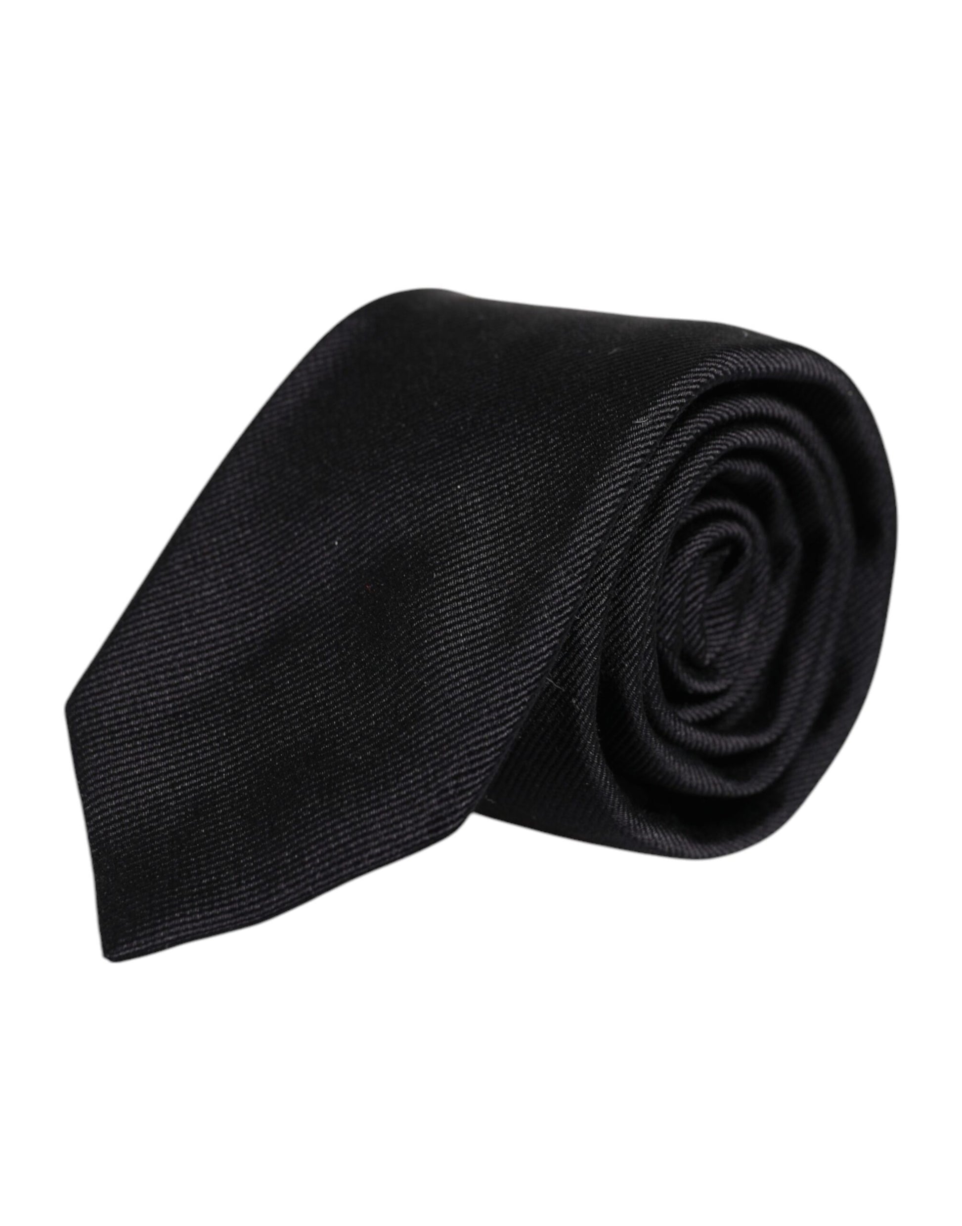 Dolce & Gabbana Schwarze Seidenkrawatte, verstellbar