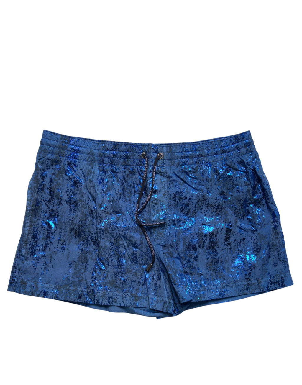 Dolce & Gabbana Blaue Nylon Beachwear Badeshorts 2Pc Bademode