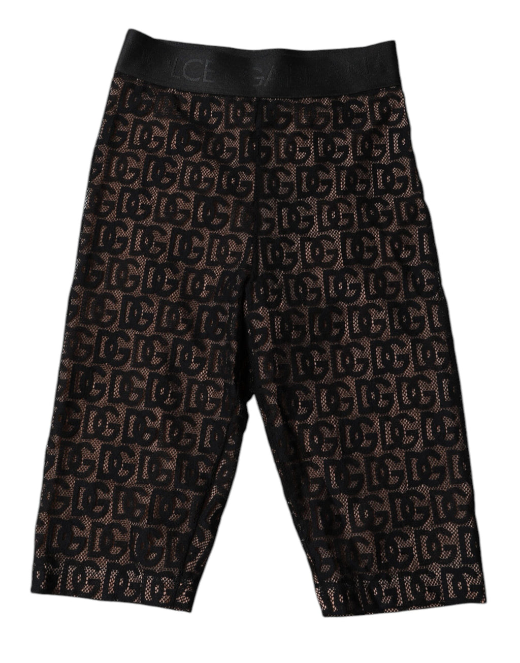 Dolce & Gabbana Schwarze Logo-Monogramm-Kurzstrumpfhose Unterwäsche