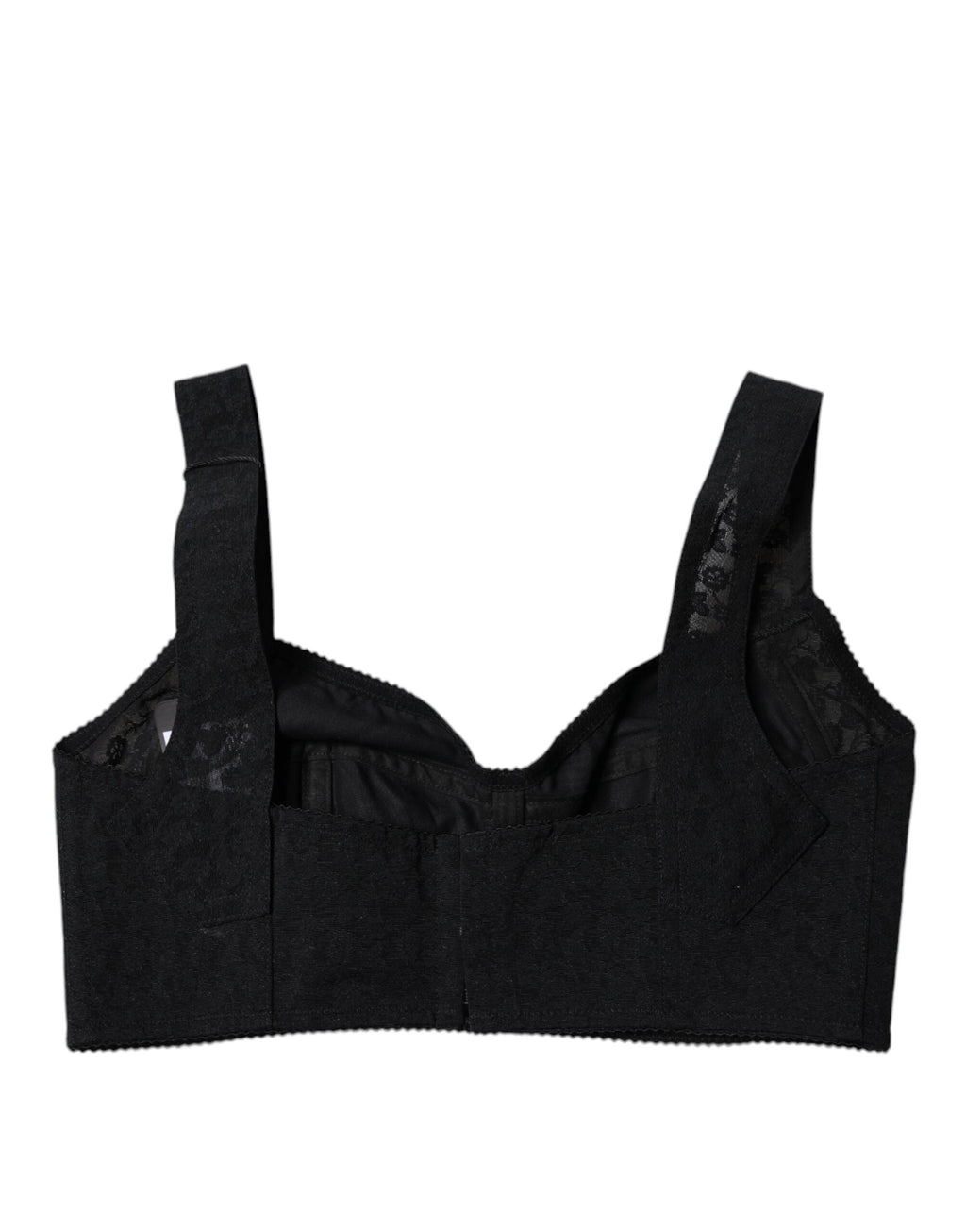 Dolce & Gabbana Schwarzer Nylon Balconcino Büstenhalter Unterwäsche