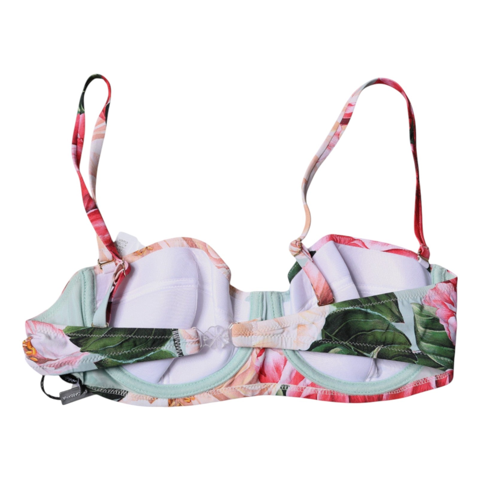 Dolce & Gabbana Multicolor Floral gepolsterter Balconette-BH Unterwäsche