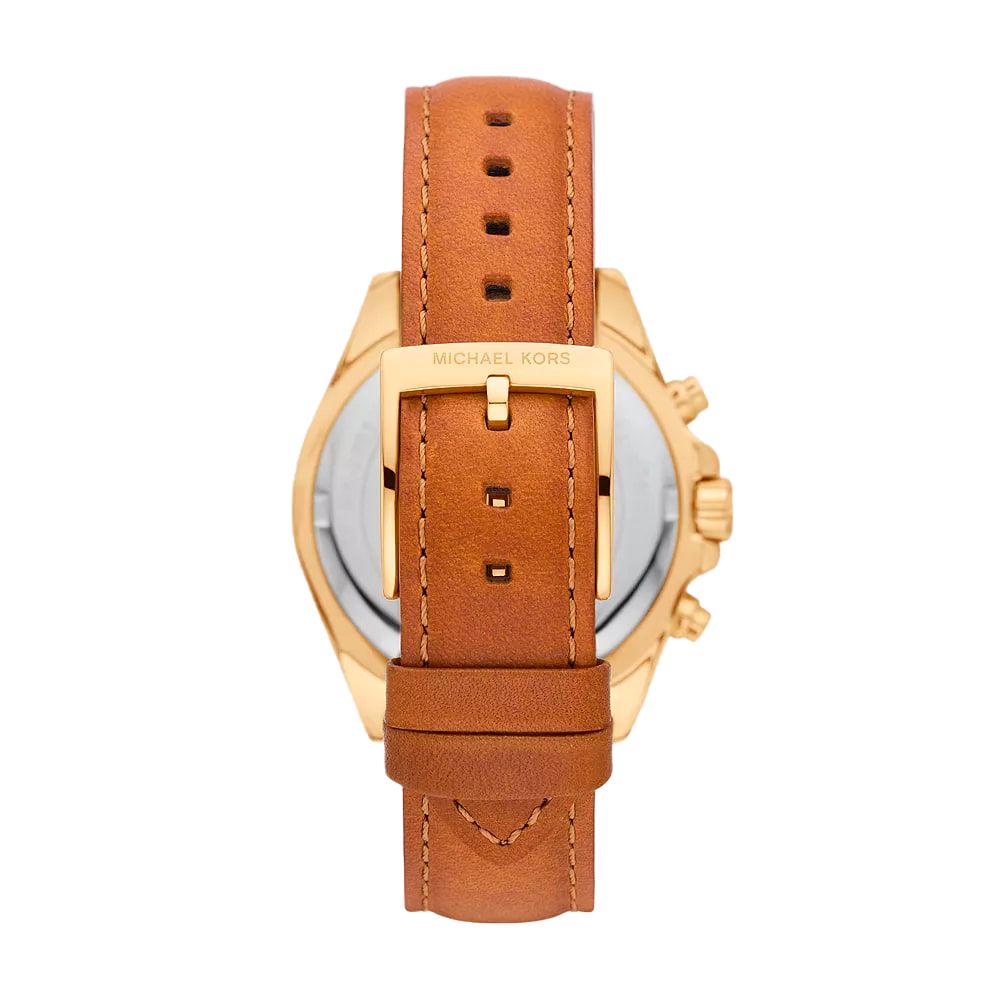 Michael Kors Braune Lederuhr