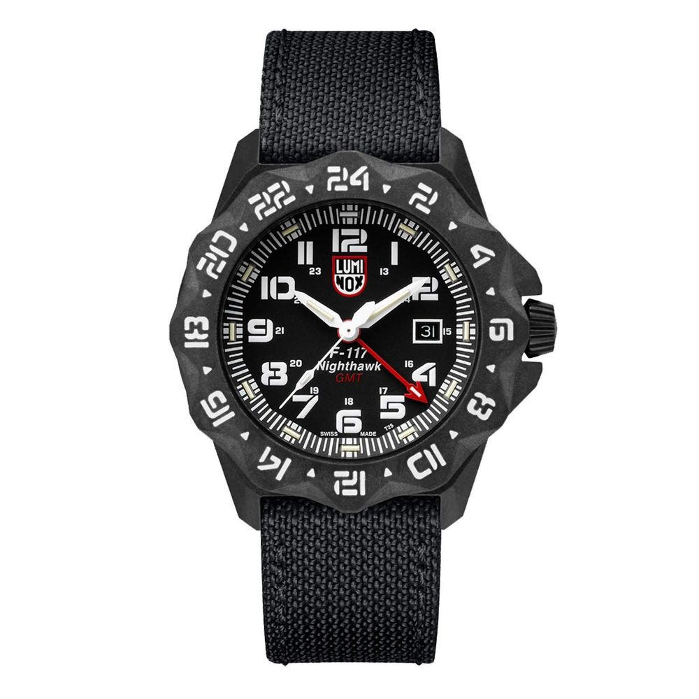 Luminox Schwarze Stoff-Sportuhr