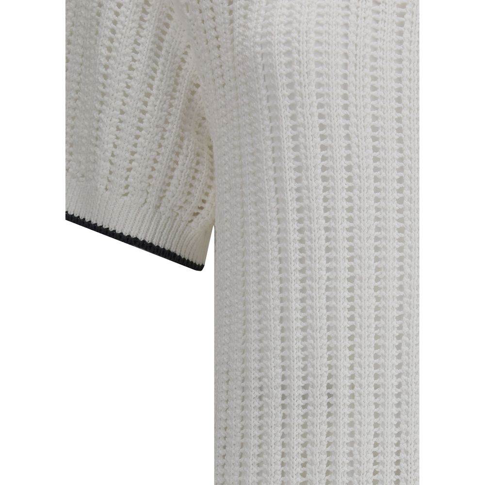 Brunello Cucinelli Gestricktes Midikleid